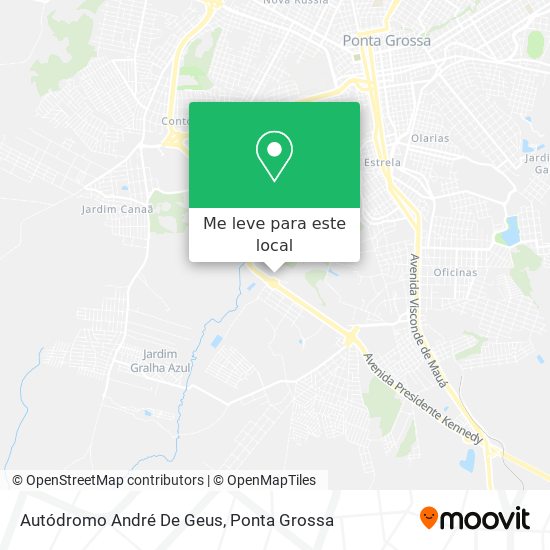 Autódromo André De Geus mapa