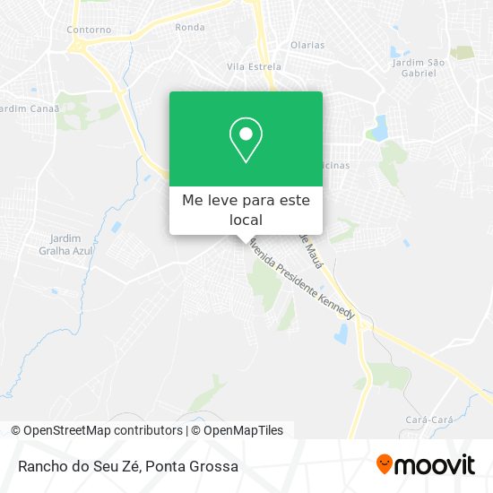 Rancho do Seu Zé mapa