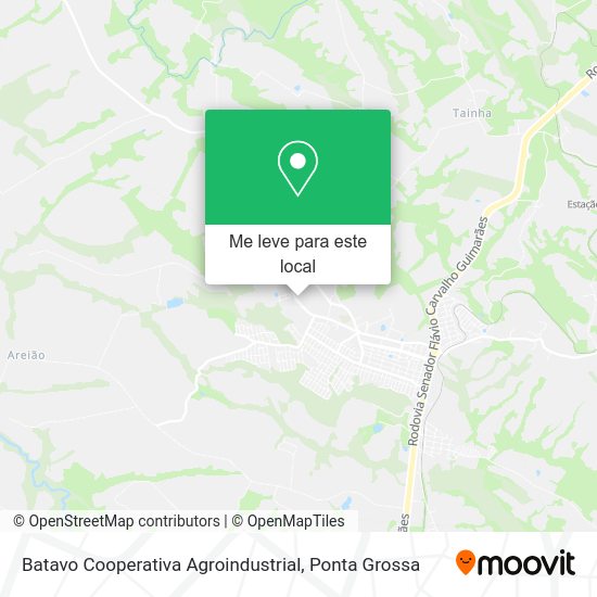 Batavo Cooperativa Agroindustrial mapa