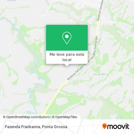 Fazenda Frankanna mapa