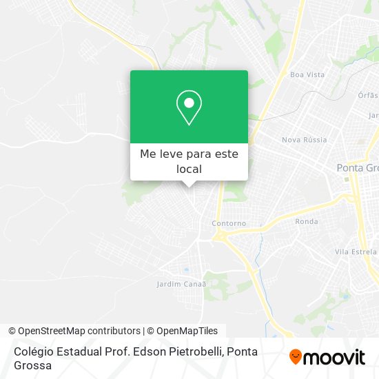 Colégio Estadual Prof. Edson Pietrobelli mapa