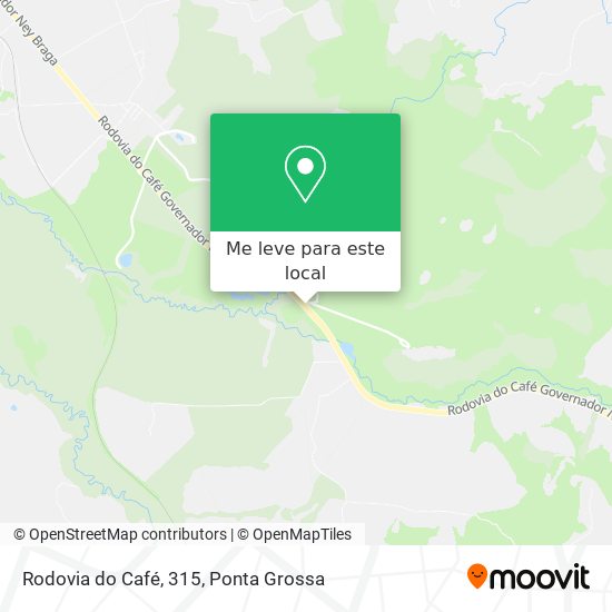 Rodovia do Café, 315 mapa