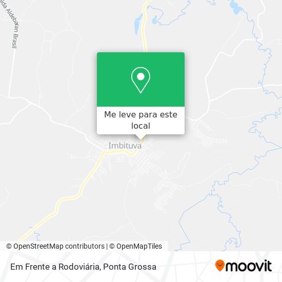 Em Frente a Rodoviária mapa