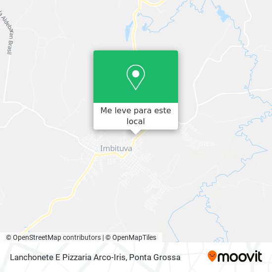 Lanchonete E Pizzaria Arco-Iris mapa