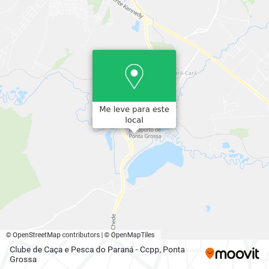 Clube de Caça e Pesca do Paraná - Ccpp mapa