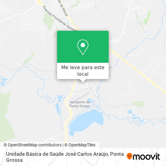 Unidade Básica de Saúde José Carlos Araújo mapa