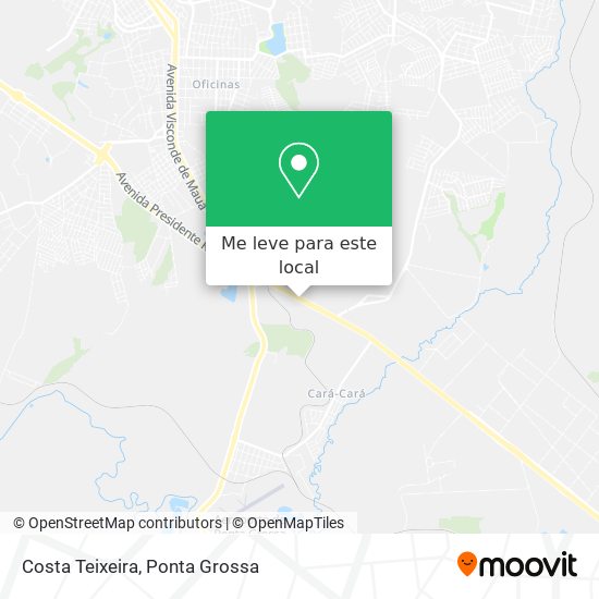 Costa Teixeira mapa