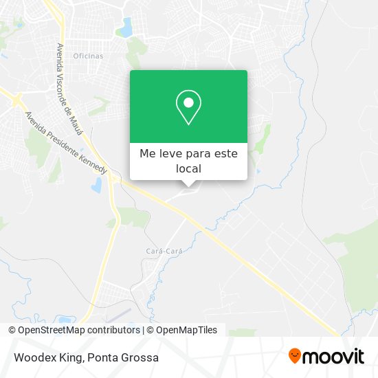 Woodex King mapa