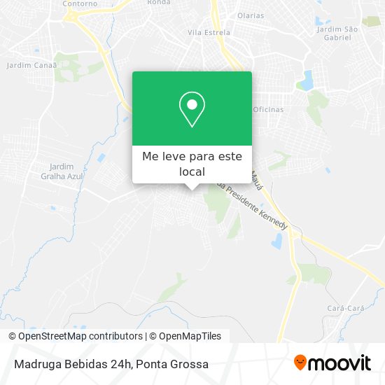 Madruga Bebidas 24h mapa