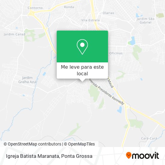 Igreja Batista Maranata mapa