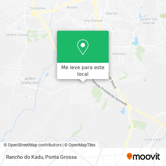 Rancho do Kadu mapa