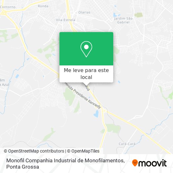 Monofil Companhia Industrial de Monofilamentos mapa