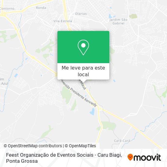 Feest Organização de Eventos Sociais - Caru Biagi mapa