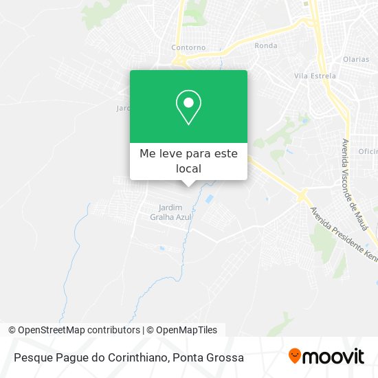 Pesque Pague do Corinthiano mapa