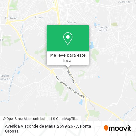Avenida Visconde de Mauá, 2599-2677 mapa