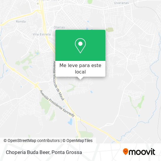 Choperia Buda Beer mapa