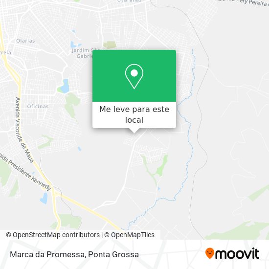 Marca da Promessa mapa