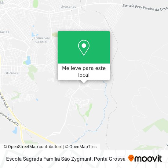 Escola Sagrada Família São Zygmunt mapa