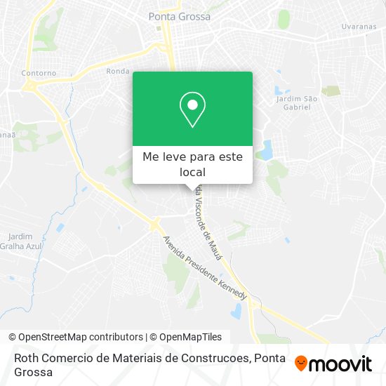 Roth Comercio de Materiais de Construcoes mapa