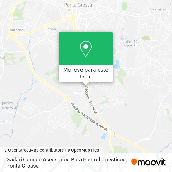 Gadari Com de Acessorios Para Eletrodomesticos mapa