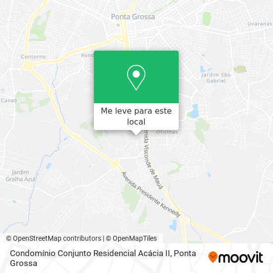 Condomínio Conjunto Residencial Acácia II mapa