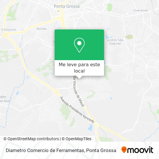 Diametro Comercio de Ferramentas mapa