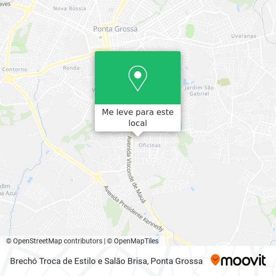 Brechó Troca de Estilo e Salão Brisa mapa