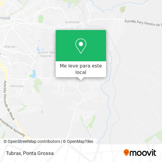 Tubrax mapa