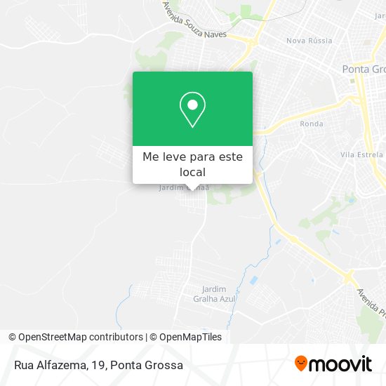 Rua Alfazema, 19 mapa