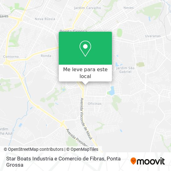 Star Boats Industria e Comercio de Fibras mapa