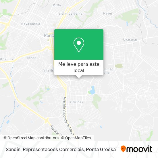 Sandini Representacoes Comerciais mapa