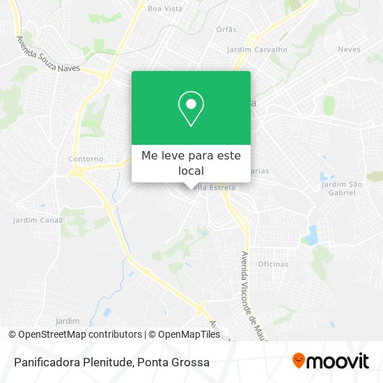 Panificadora Plenitude mapa