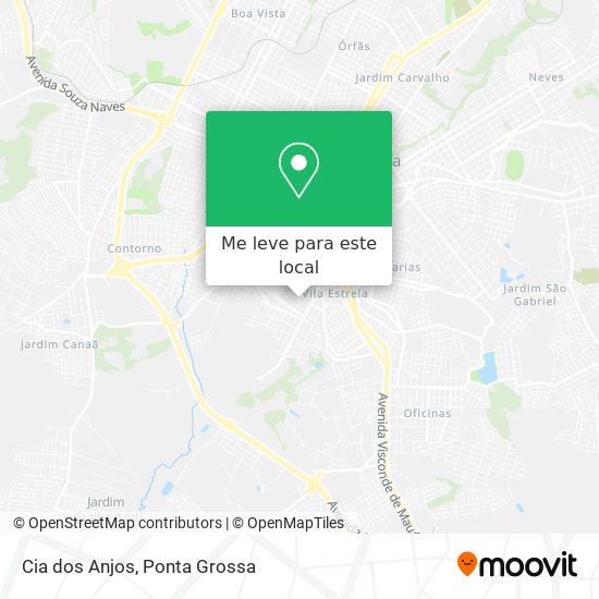 Cia dos Anjos mapa