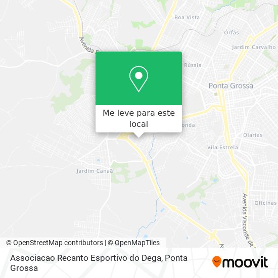 Associacao Recanto Esportivo do Dega mapa