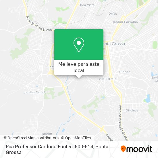 Rua Professor Cardoso Fontes, 600-614 mapa
