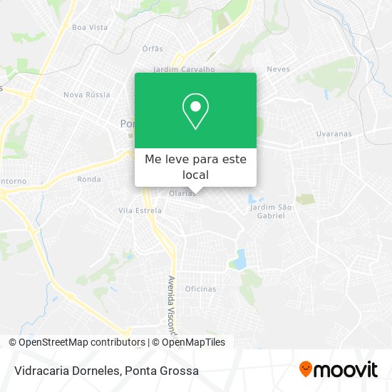 Vidracaria Dorneles mapa