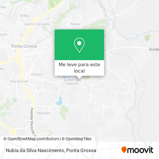 Nubia da Silva Nascimento mapa