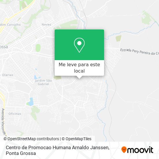 Centro de Promocao Humana Arnaldo Janssen mapa