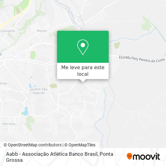 Aabb - Associação Atlética Banco Brasil mapa