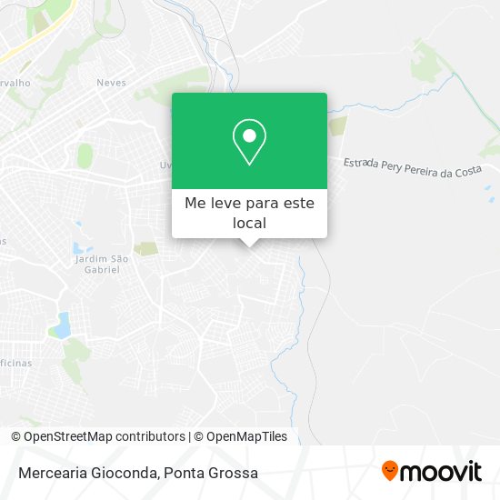Mercearia Gioconda mapa