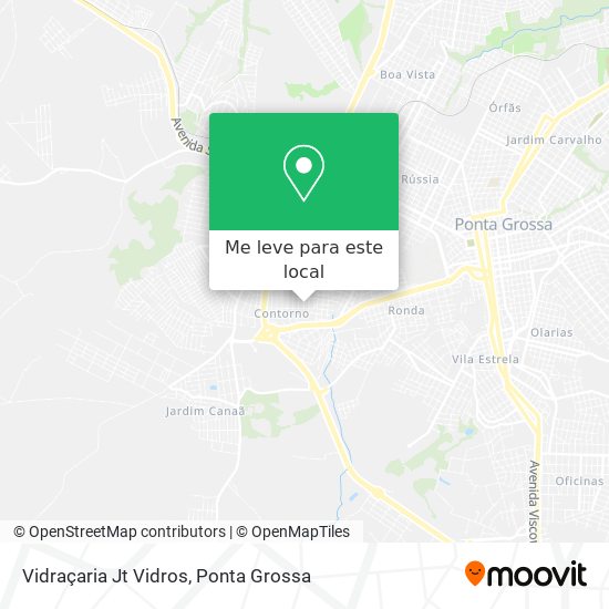 Vidraçaria Jt Vidros mapa