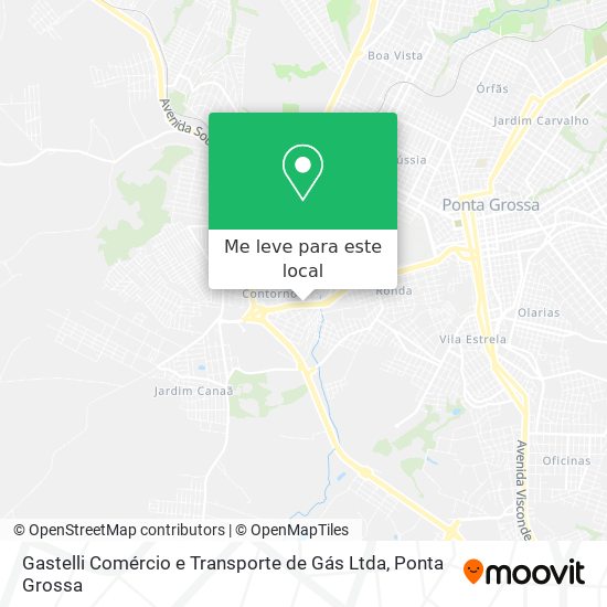 Gastelli Comércio e Transporte de Gás Ltda mapa
