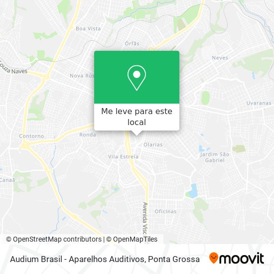 Audium Brasil - Aparelhos Auditivos mapa