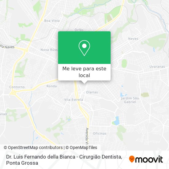 Dr. Luis Fernando della Bianca - Cirurgião Dentista mapa