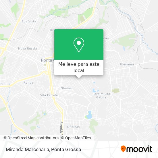 Miranda Marcenaria mapa