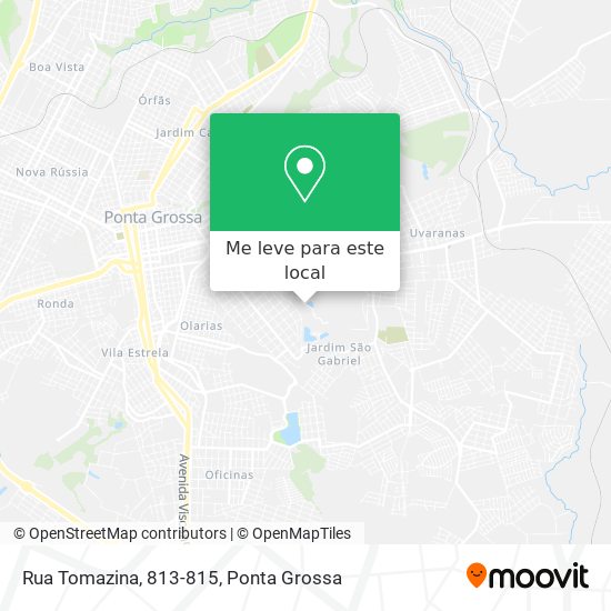 Rua Tomazina, 813-815 mapa