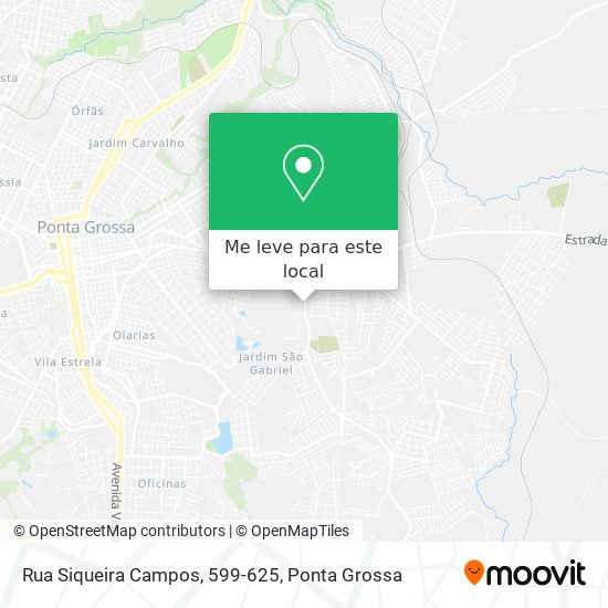 Rua Siqueira Campos, 599-625 mapa