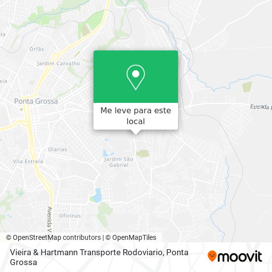 Vieira & Hartmann Transporte Rodoviario mapa