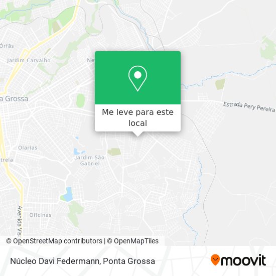 Núcleo Davi Federmann mapa