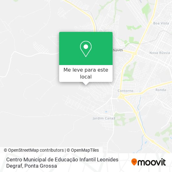 Centro Municipal de Educação Infantil Leonides Degraf mapa